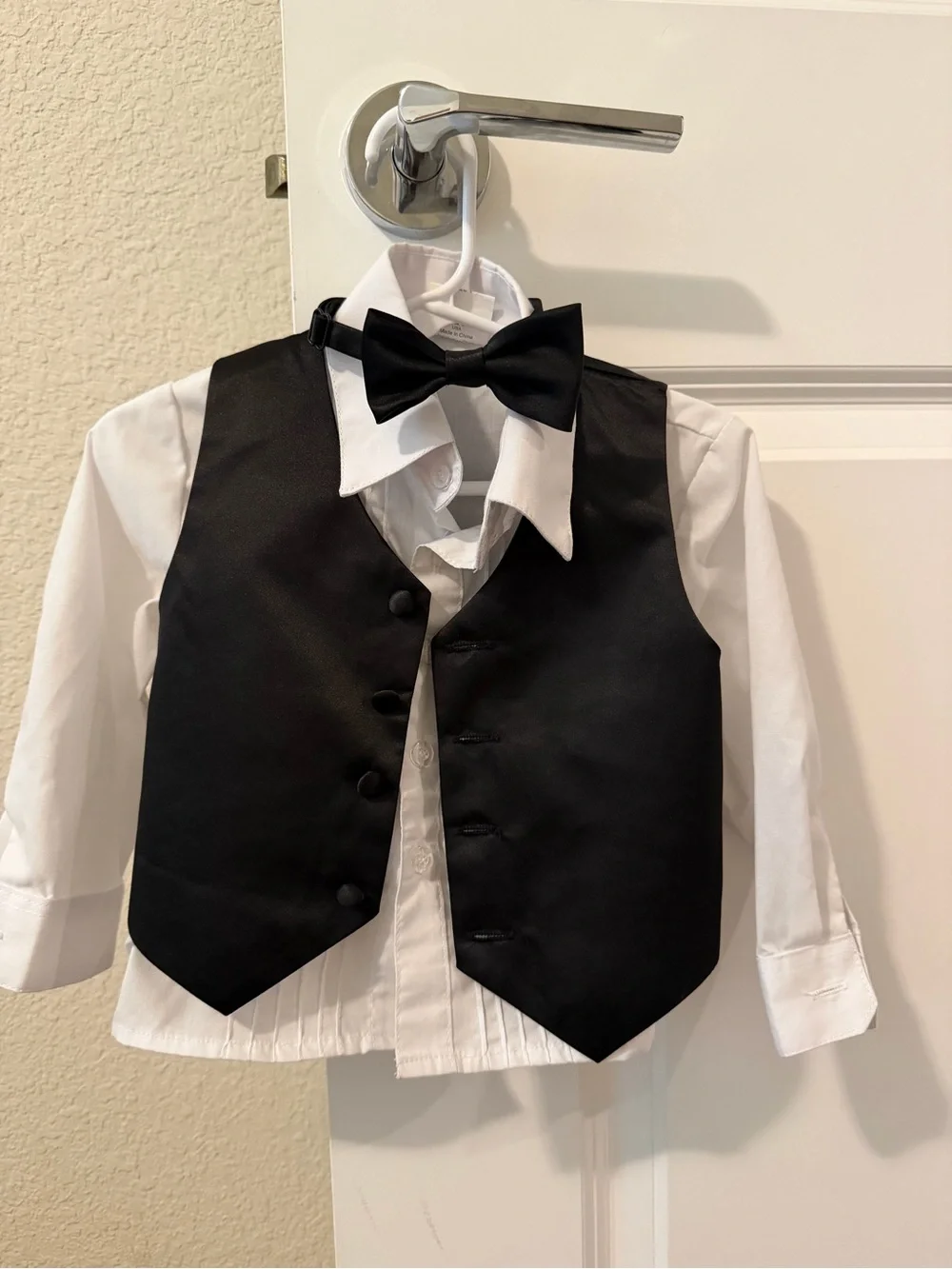 Peanut butter collection - toddler tuxedo set- size 1